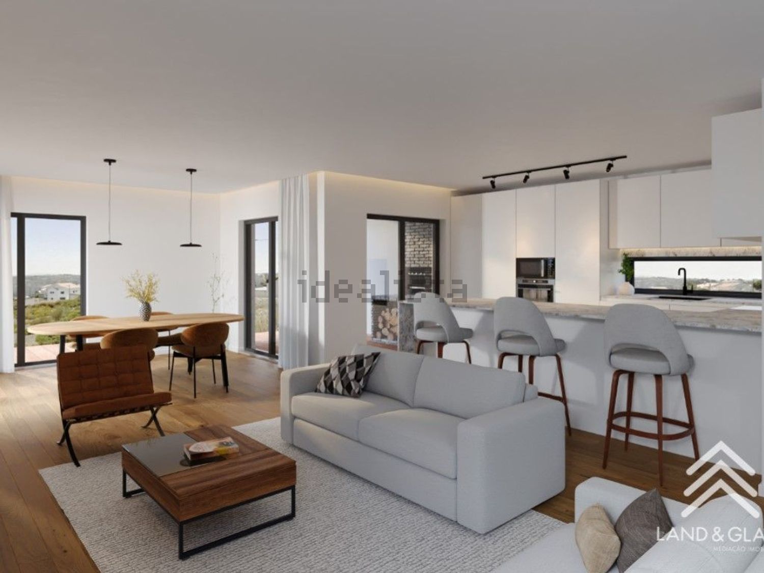 小楼房或独栋别墅出售在Rua da Igreja - 客厅