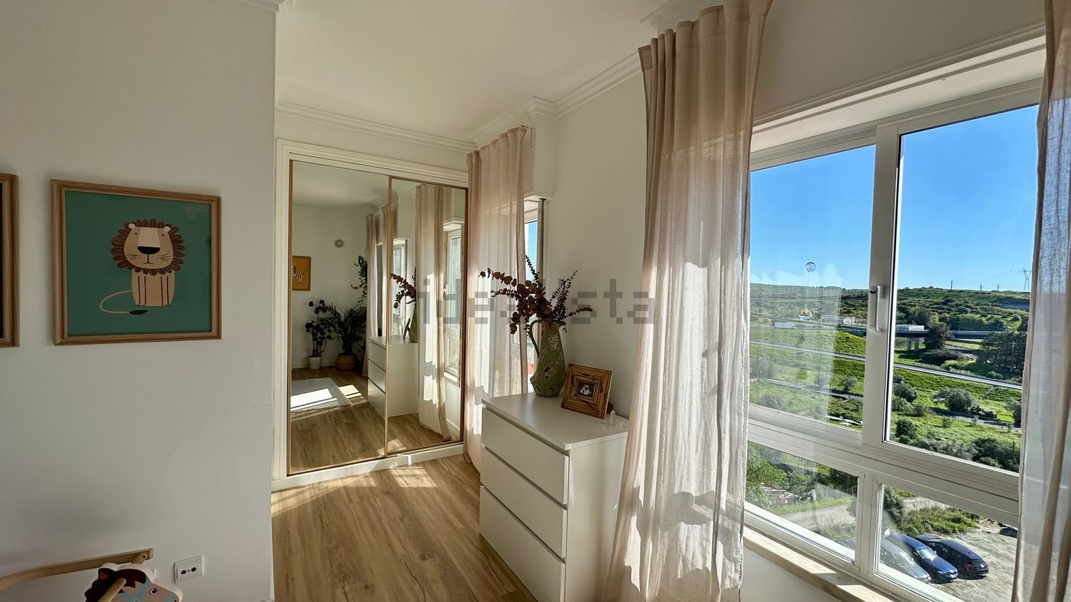 出租公寓 t2在Rua da Suécia, 10 n - 卧室