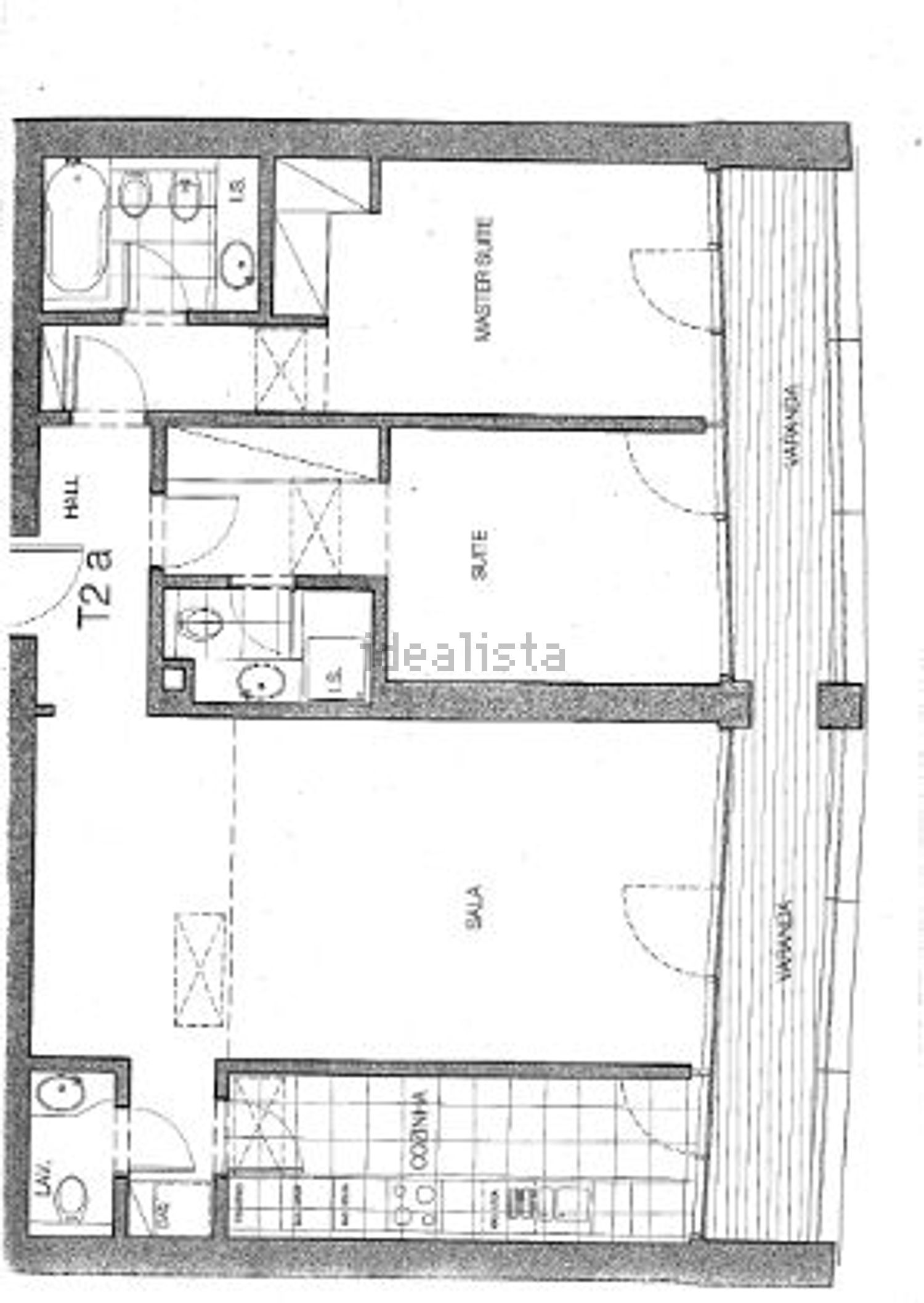 公寓 t2出售在Avenida do Pacífico - 平面图