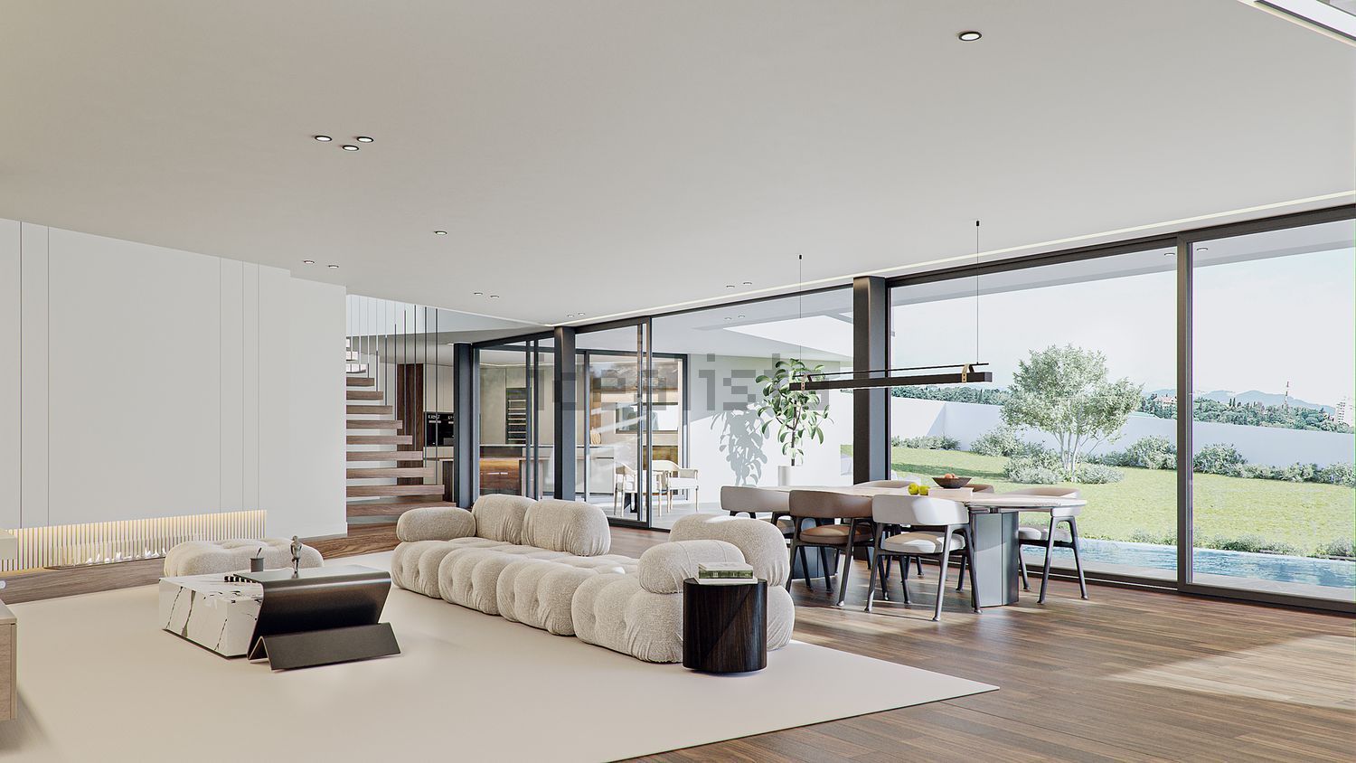 小楼房或独栋别墅出售在Rua Maria Inês Massano - 客厅