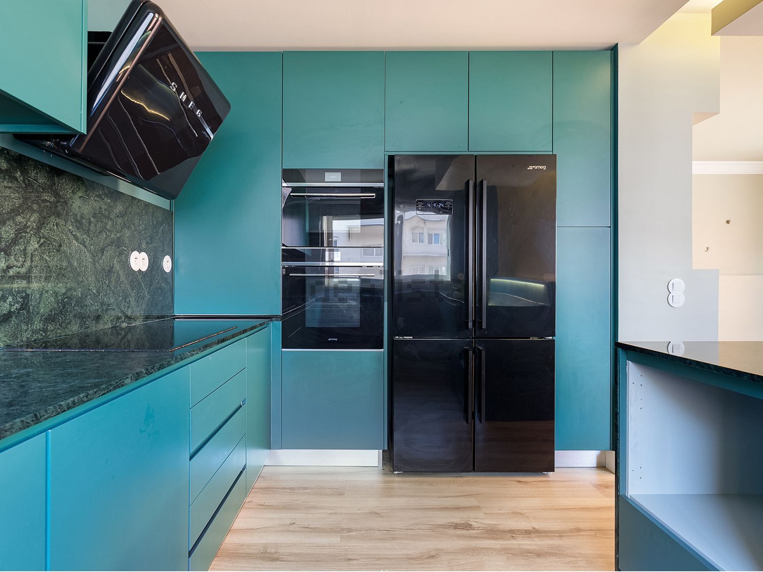 出租公寓 t2在Rua do Ganges - 厨房