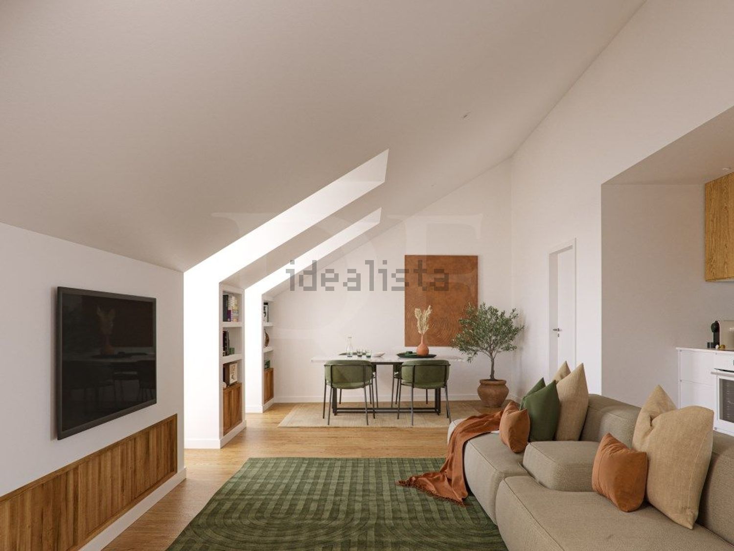 顶层公寓出售在Bairro dos Actores - Barão Sabrosa - 客厅