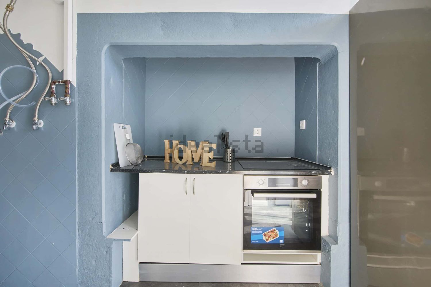 出租房间在Largo Vitorino Damásio, 2 - 厨房