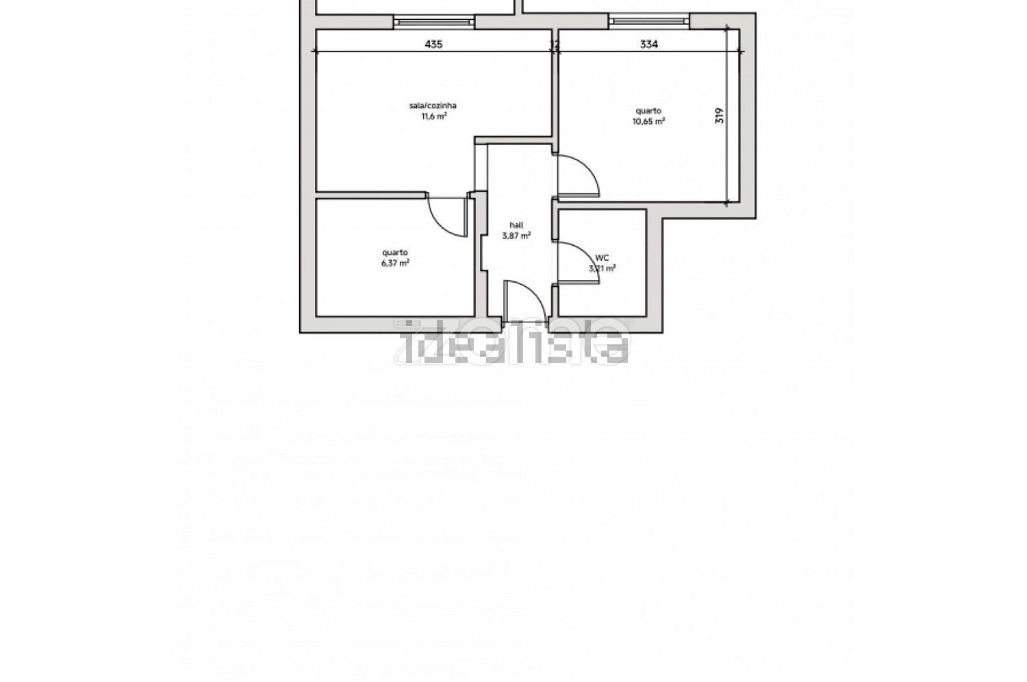 公寓 t2出售在Rua Vasco Santana, 1 - 平面图