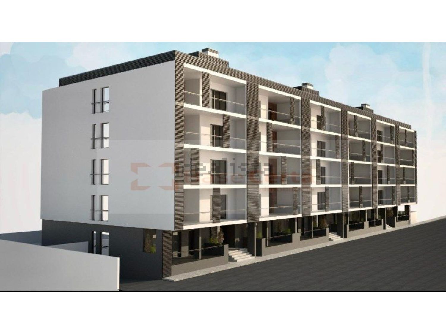 公寓 t2出售在Rua Alexandre Herculano - 视线