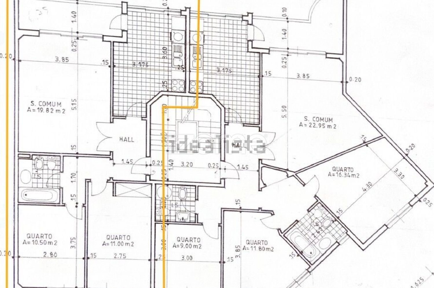 公寓 t2出售在Estrada do Poço Novo, 4 - 平面图