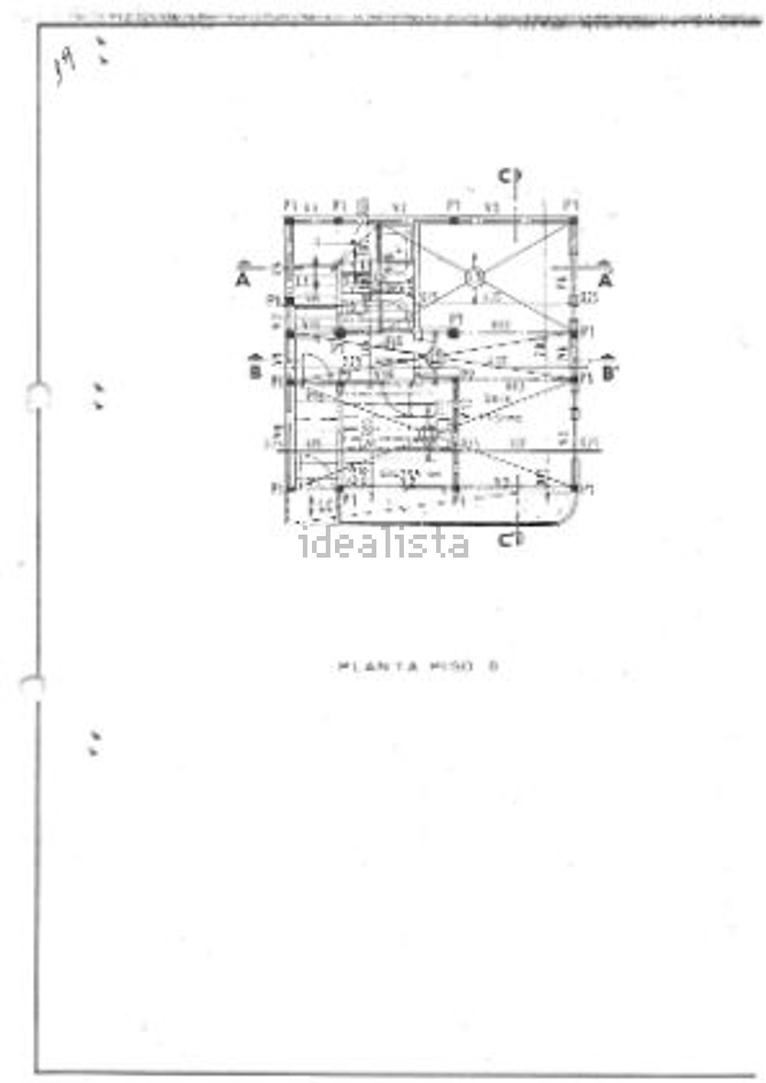 小楼房或独栋别墅出售在Rua da Graça - 平面图