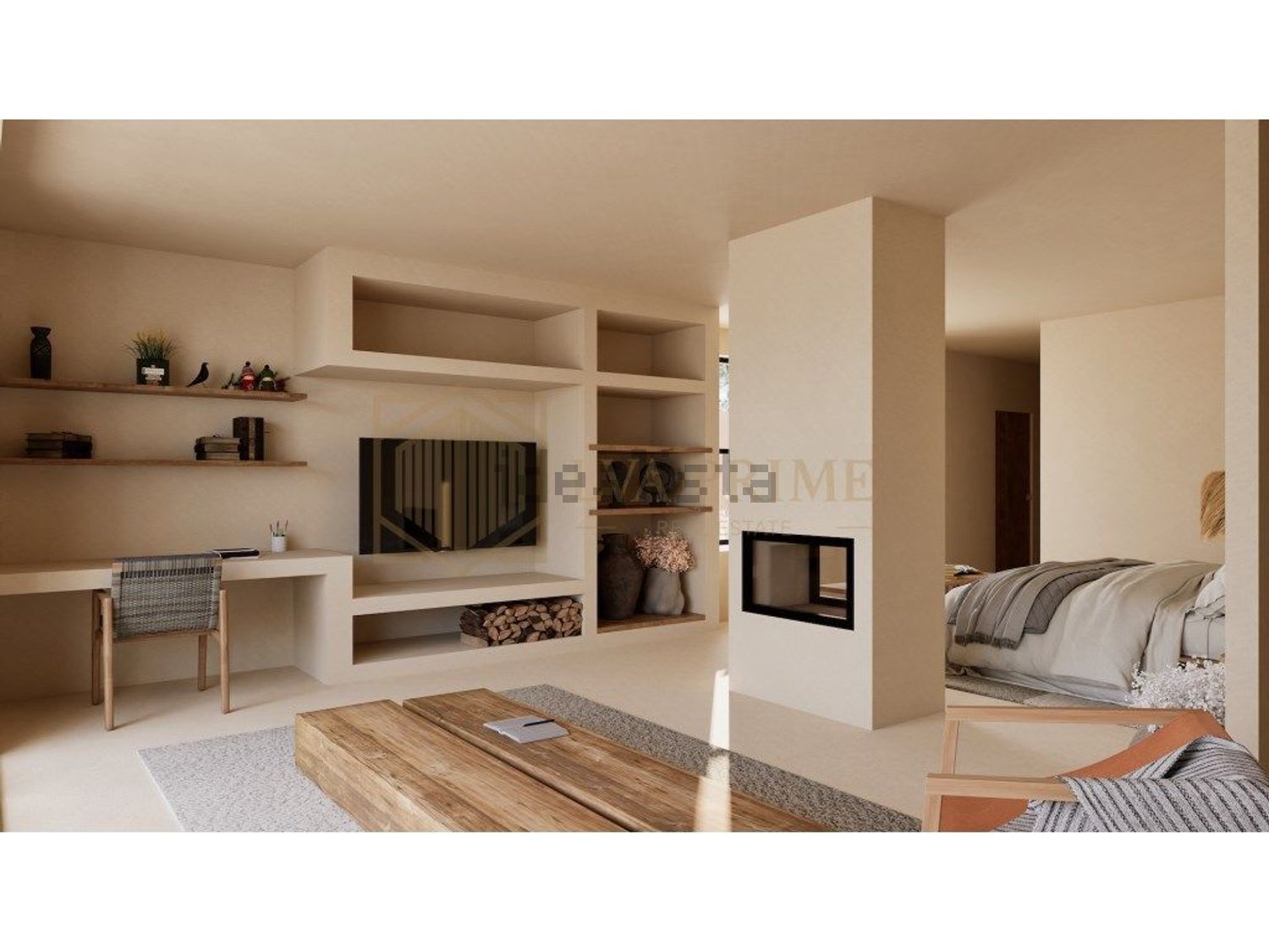 小楼房或独栋别墅出售在Melides - 客厅