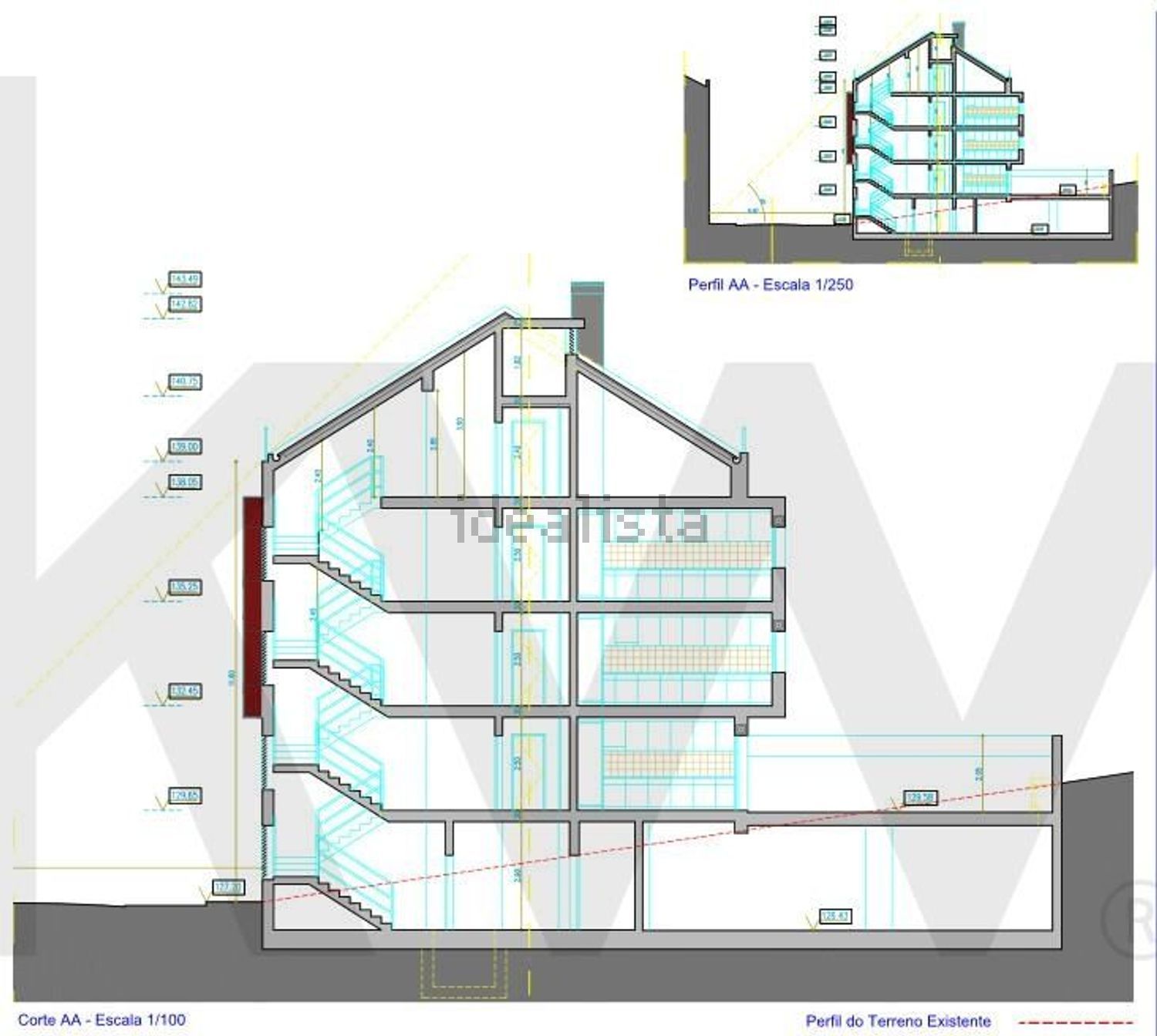 公寓 t3出售在Rua José Régio s/n - 平面图