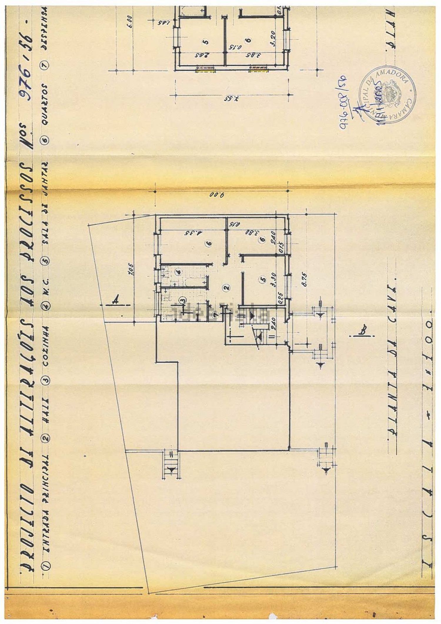 公寓 t2出售在Rua Luís Gomes - 平面图