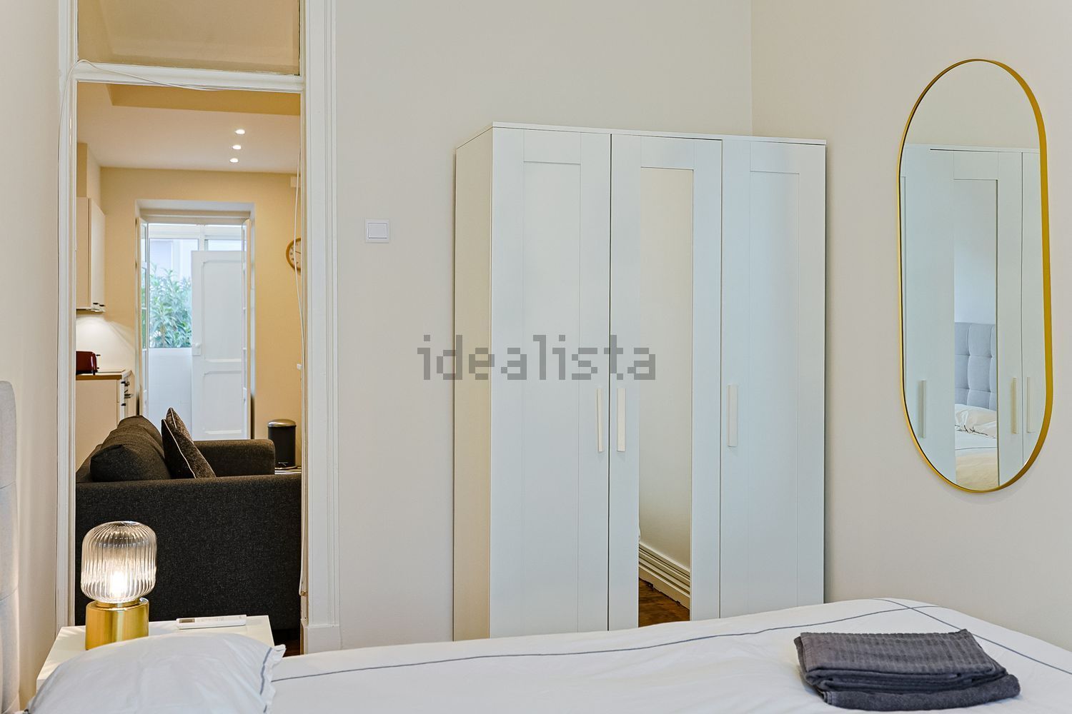 出租公寓 t1在Rua Martins Sarmento - 卧室