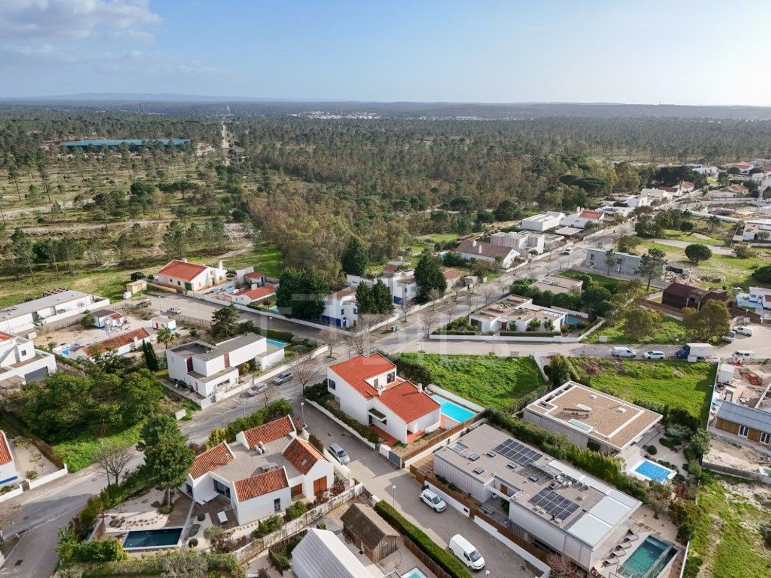 小楼房或独栋别墅出售在Rua do Pinhal - 视线