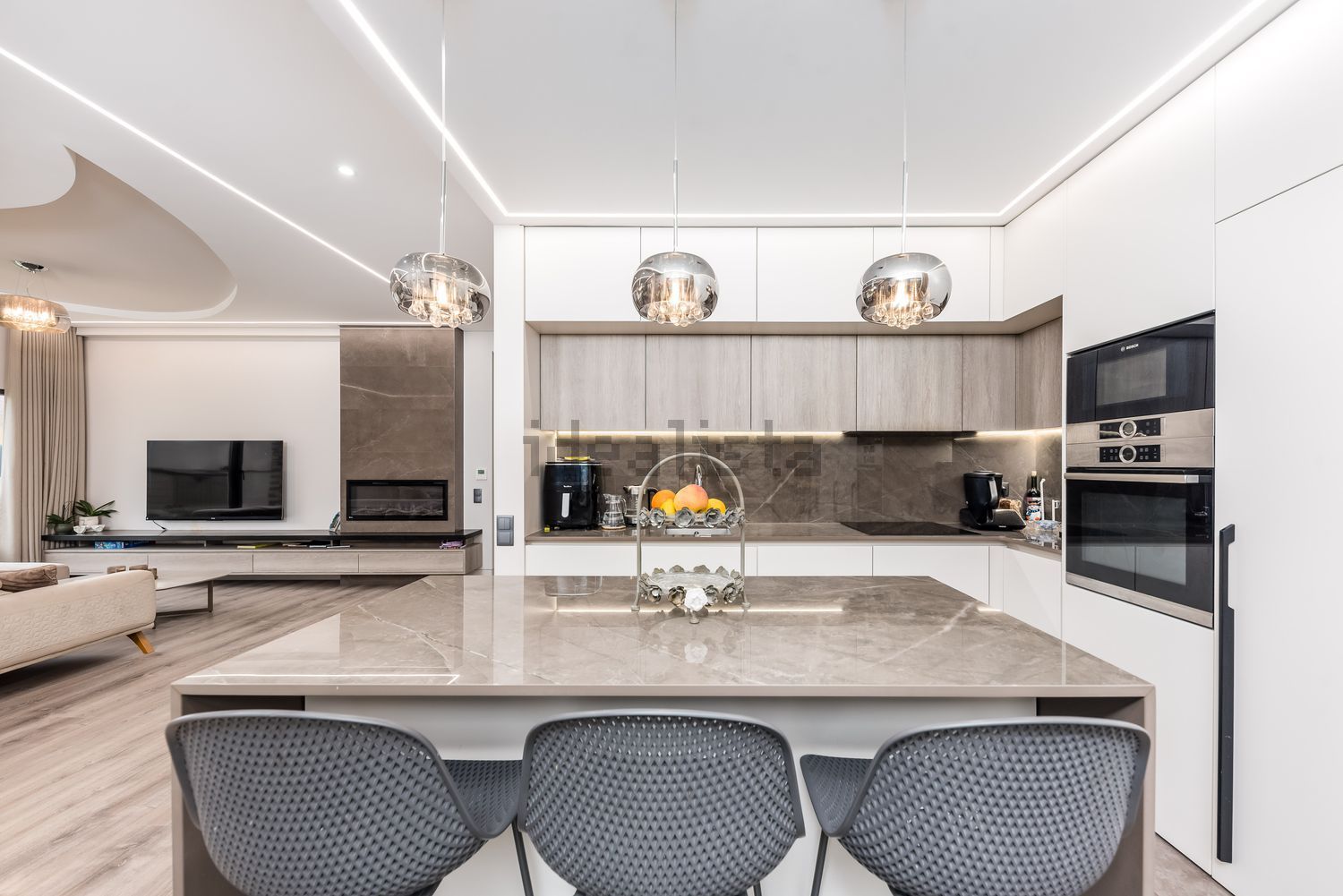 双拼别墅出售在Ramada e Caneças - 客厅