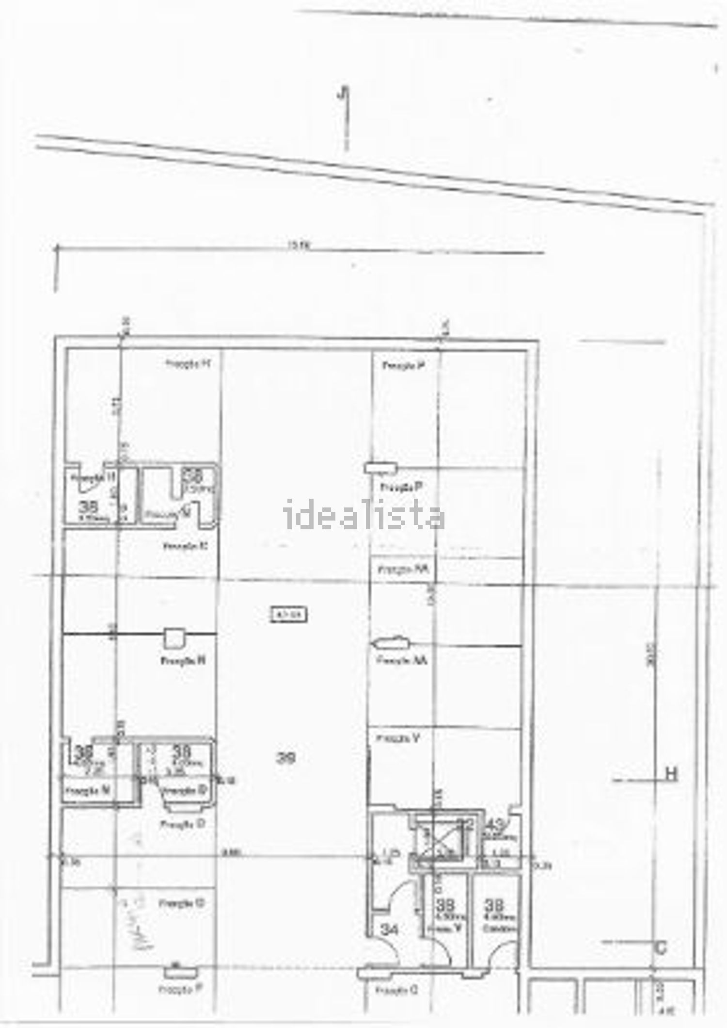 出租公寓 t4在Rua Alentejo - 平面图