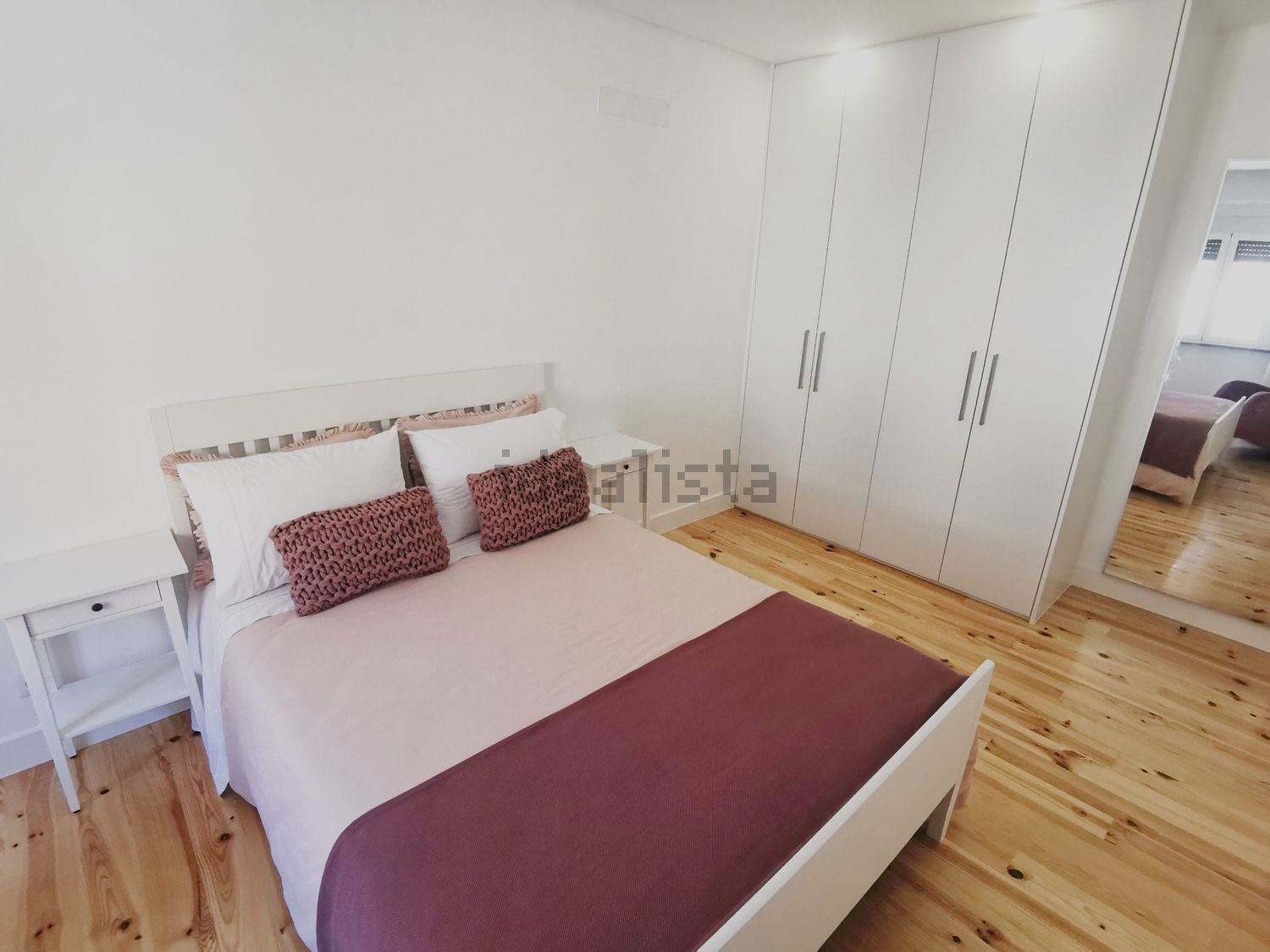 出租公寓 t1在Rua Salvador Allende, 60 - 卧室