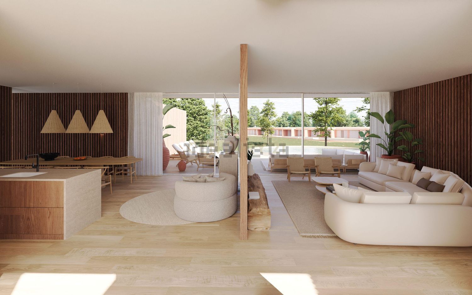 小楼房或独栋别墅出售在Estrada da Boa Vista - 客厅