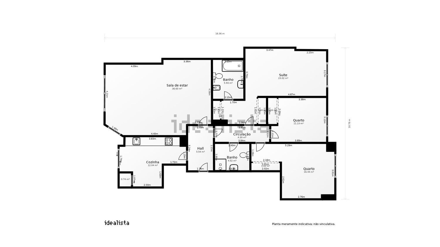 公寓 t3出售在Rua Engenheiro Ferry Borges, 2 - 平面图