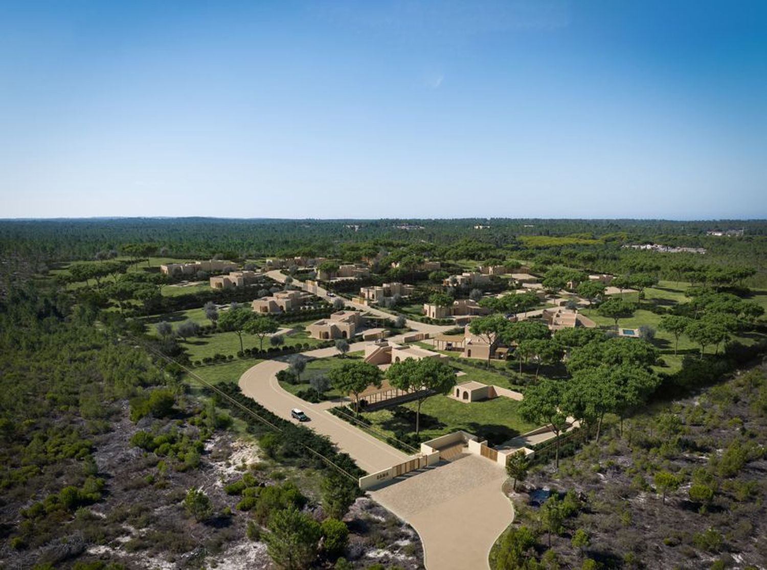 小楼房或独栋别墅出售Ando Living Comporta House Brejinho Água De Sul s/n - 视线