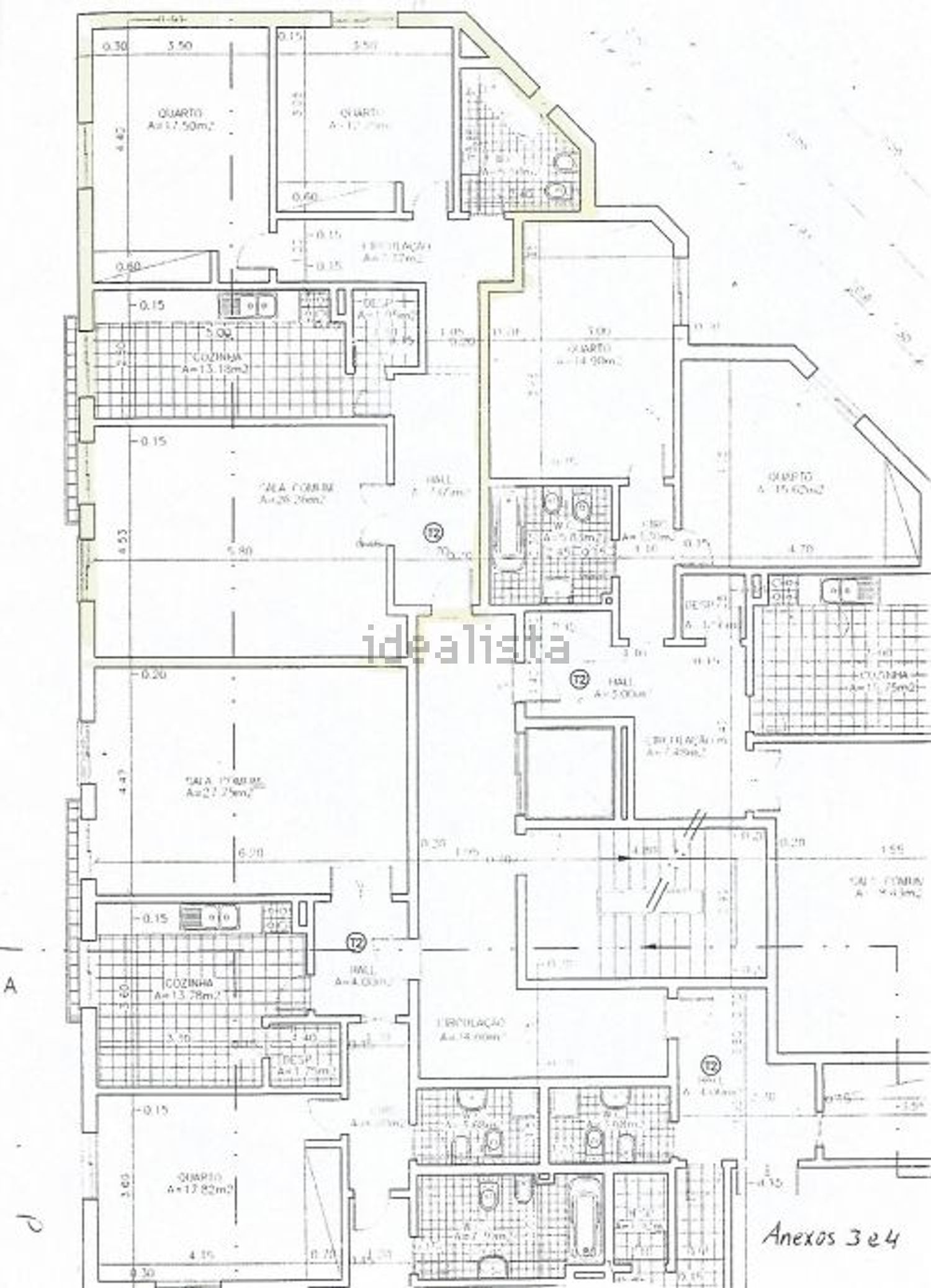 公寓 t2出售在Venda do Pinheiro e Santo Estêvão das Galés - 平面图