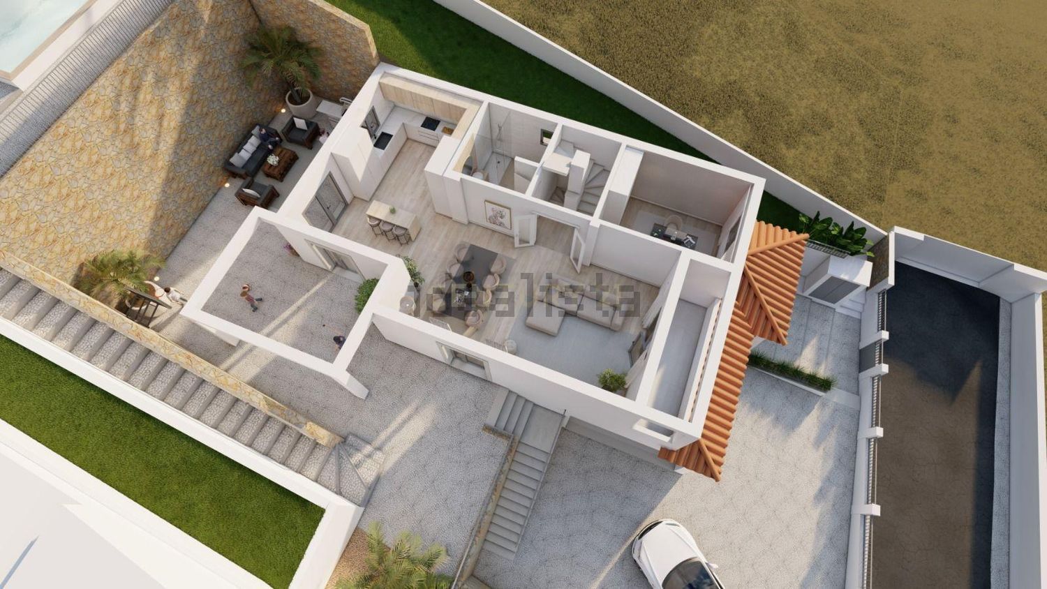 小楼房或独栋别墅出售在Rua Major António Pereira de Almeida s/n - 平面图