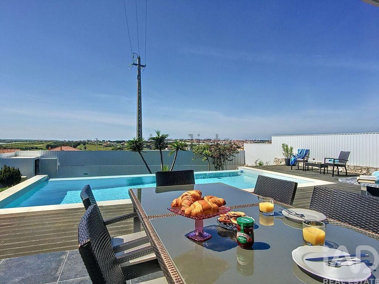 出租小楼房或独栋别墅在Casalinhos de Alfaiata - 阳台