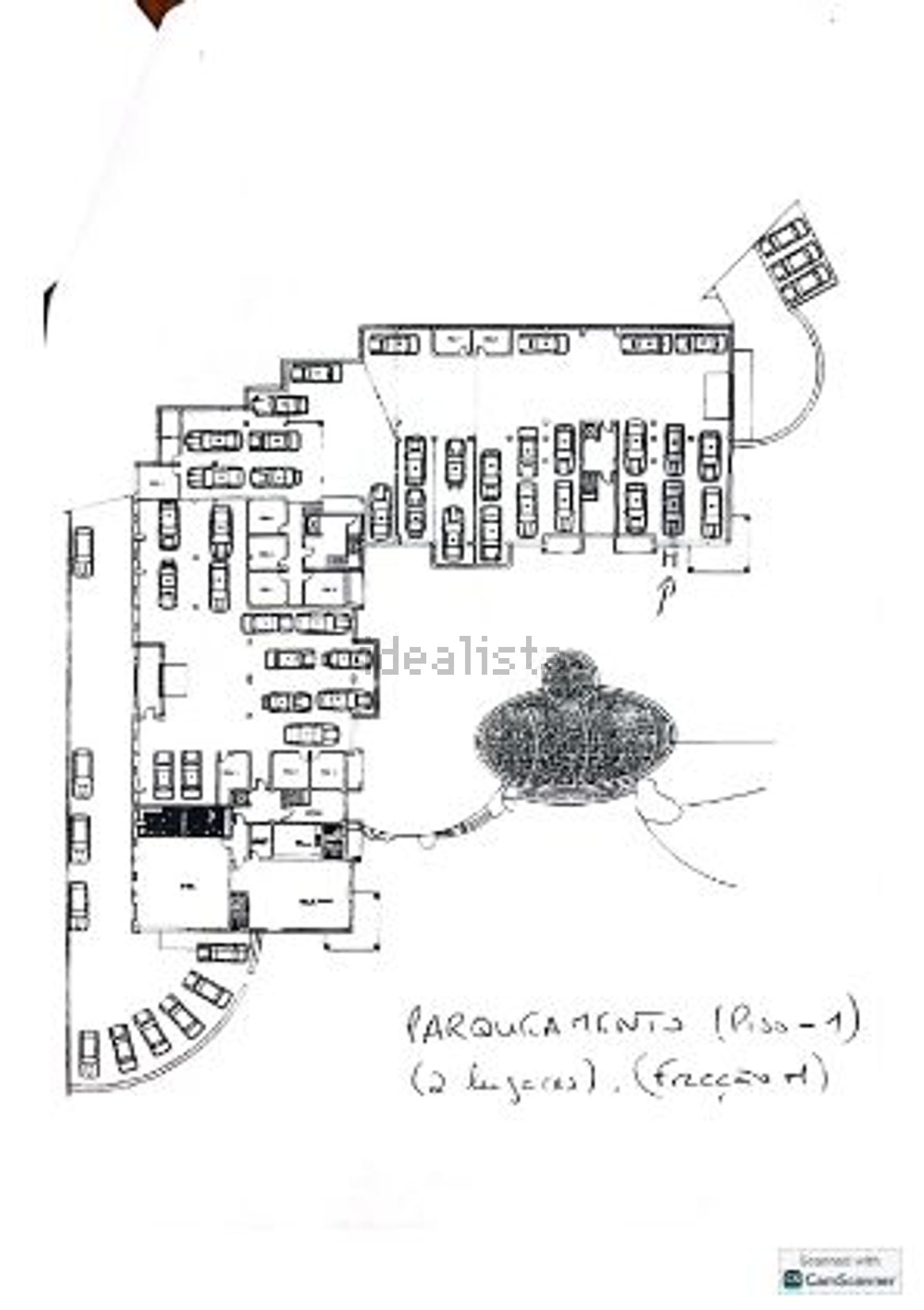 出租公寓 t3在Rua Mato das Cruzadas, 7 - 平面图