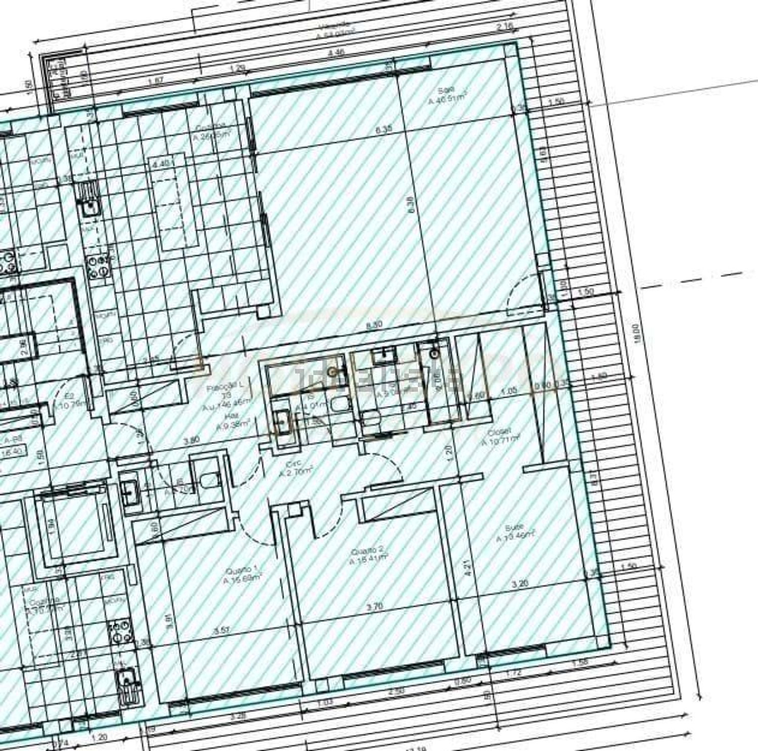 公寓 t3出售Casal do Monte, 5 - 平面图