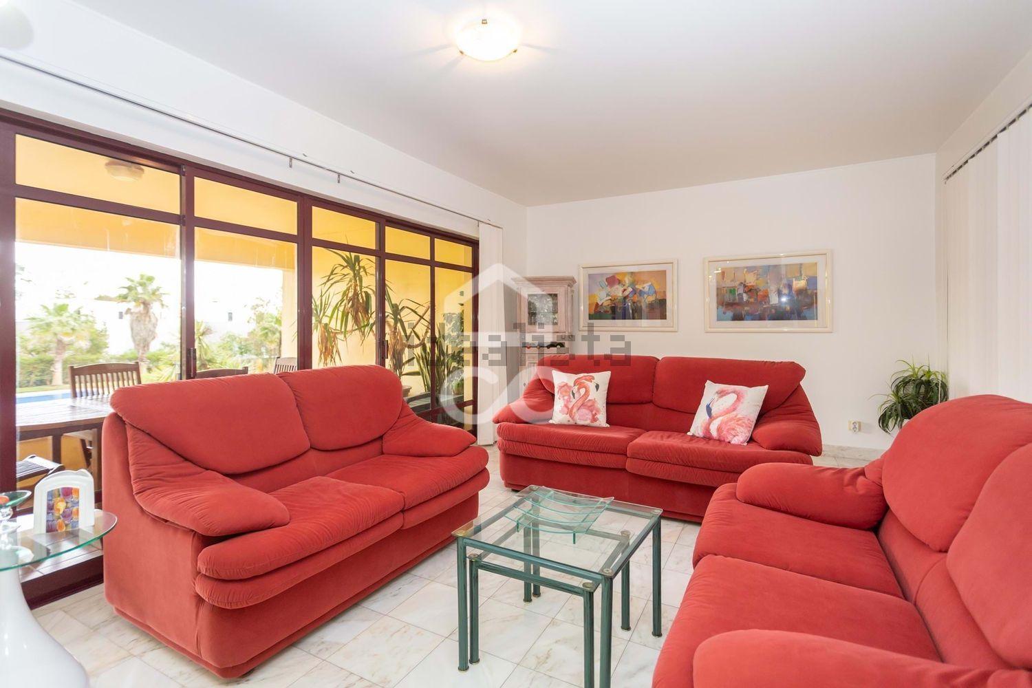 复式公寓出售在Soltróia - 客厅