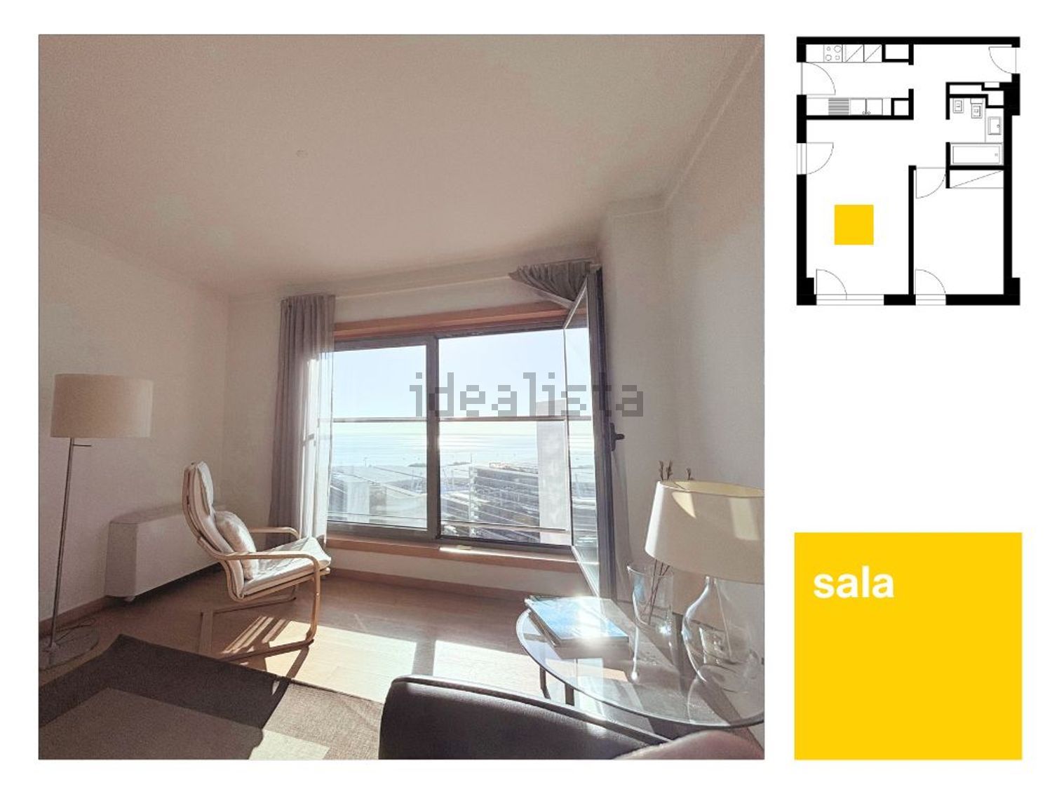 出租公寓 t1在Avenida Dom João II - 客厅