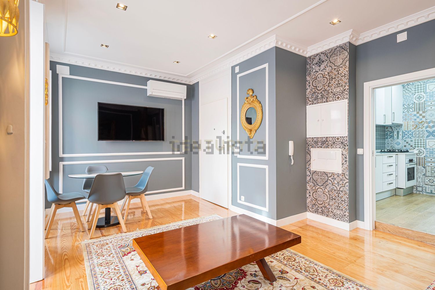 出租公寓 t2在Lapa - 客厅