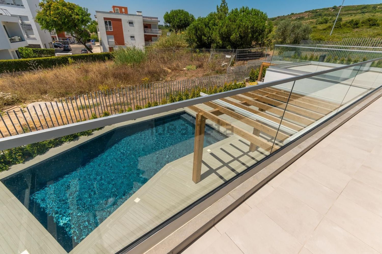 出租小楼房或独栋别墅在Rua Barruncheira - 游泳池