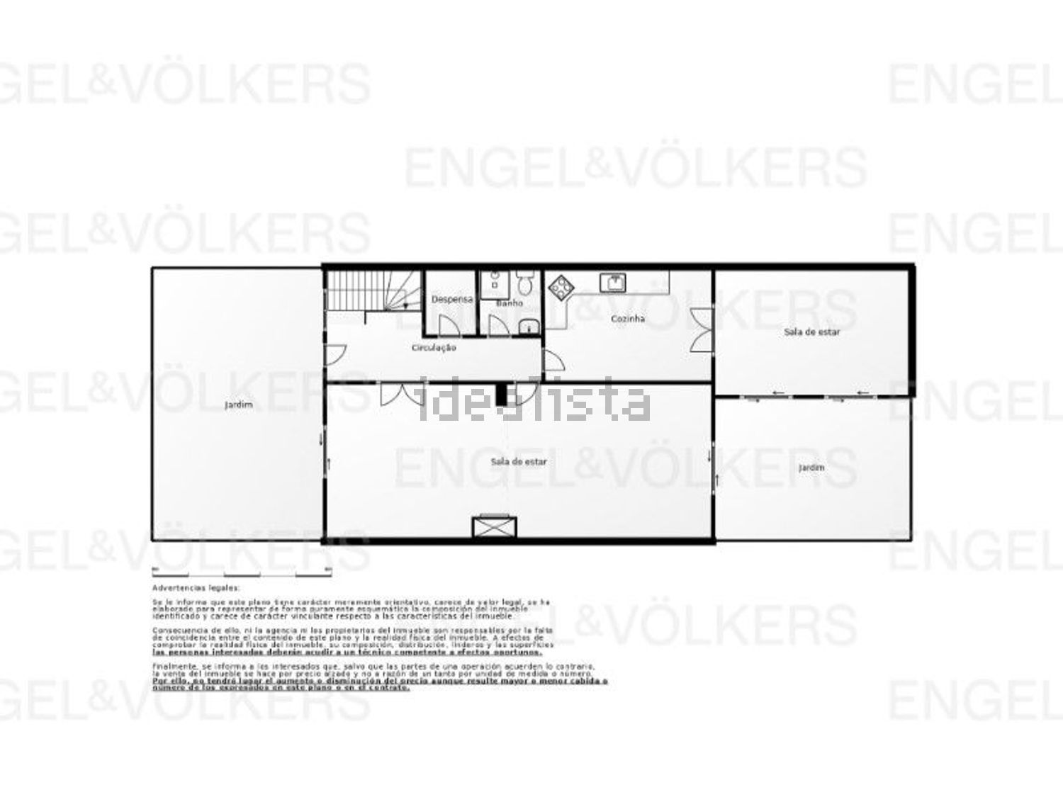 小楼房或独栋别墅出售在Moita - 平面图