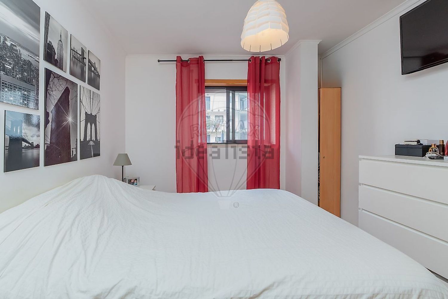 出租公寓 t2在Rua do Bairro de Nova Brasilia - 卧室