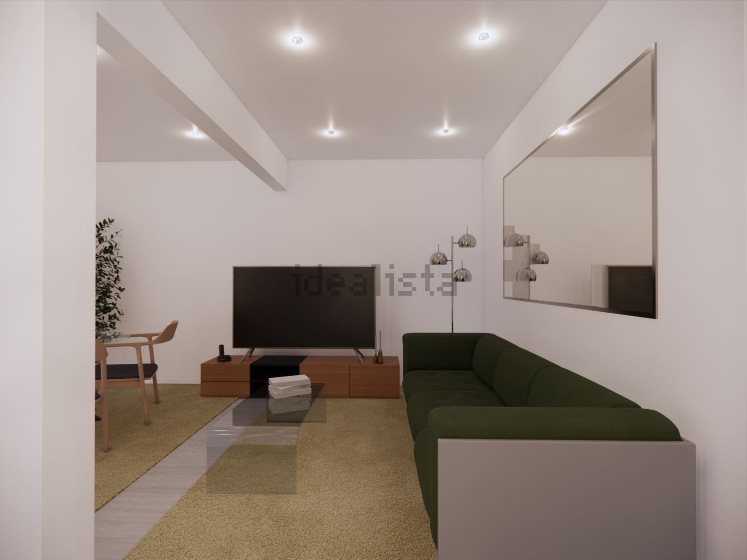 公寓 t2出售在Rua 1º de Maio, 40 - 客厅