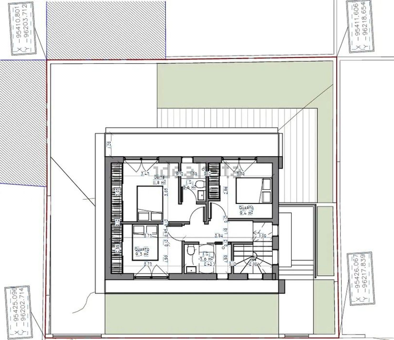 小楼房或独栋别墅出售在Rua de Viena, 8 - 平面图