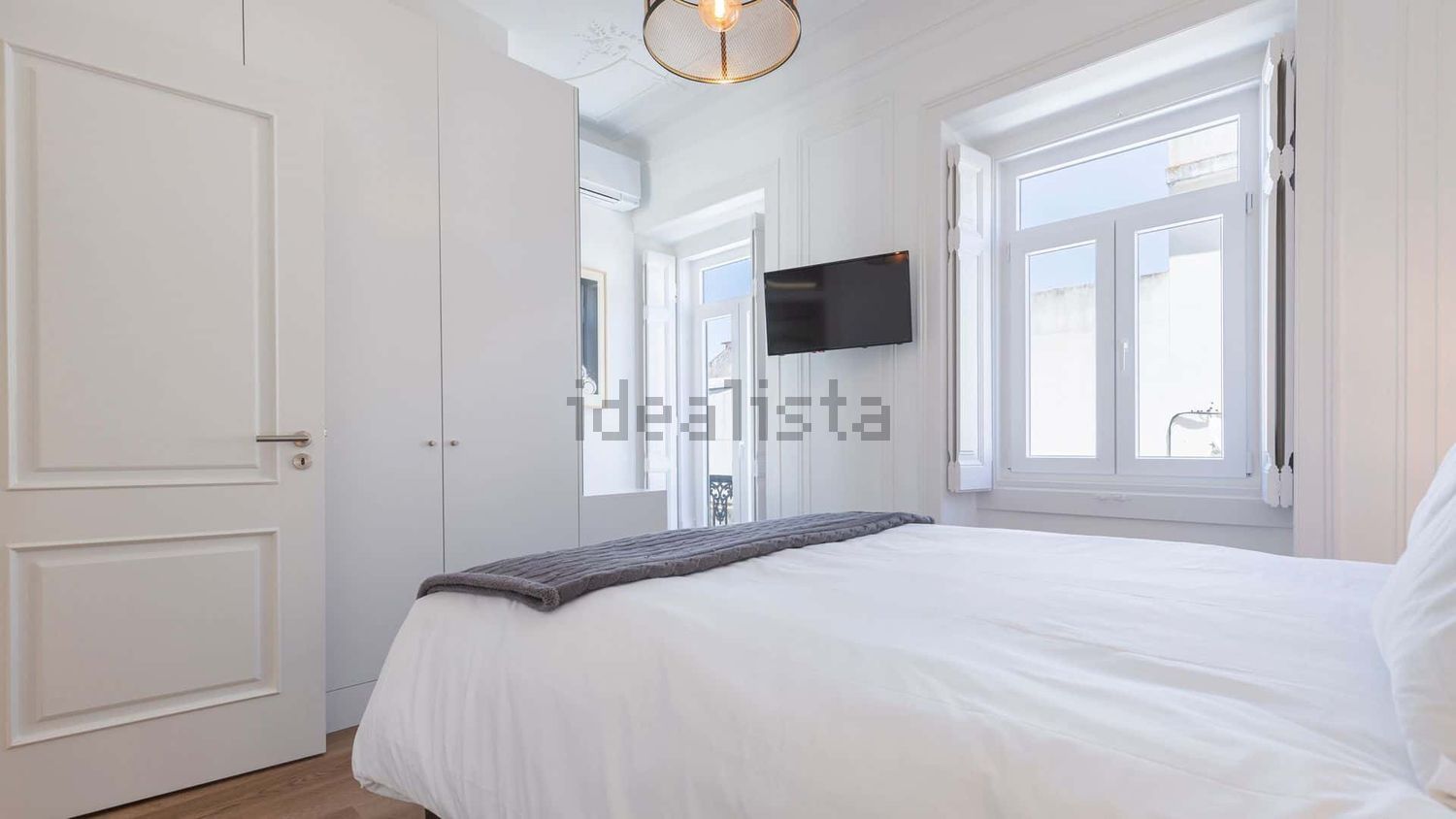 出租公寓 t2在Rua Afonso Annes Penedo, 14 - 卧室