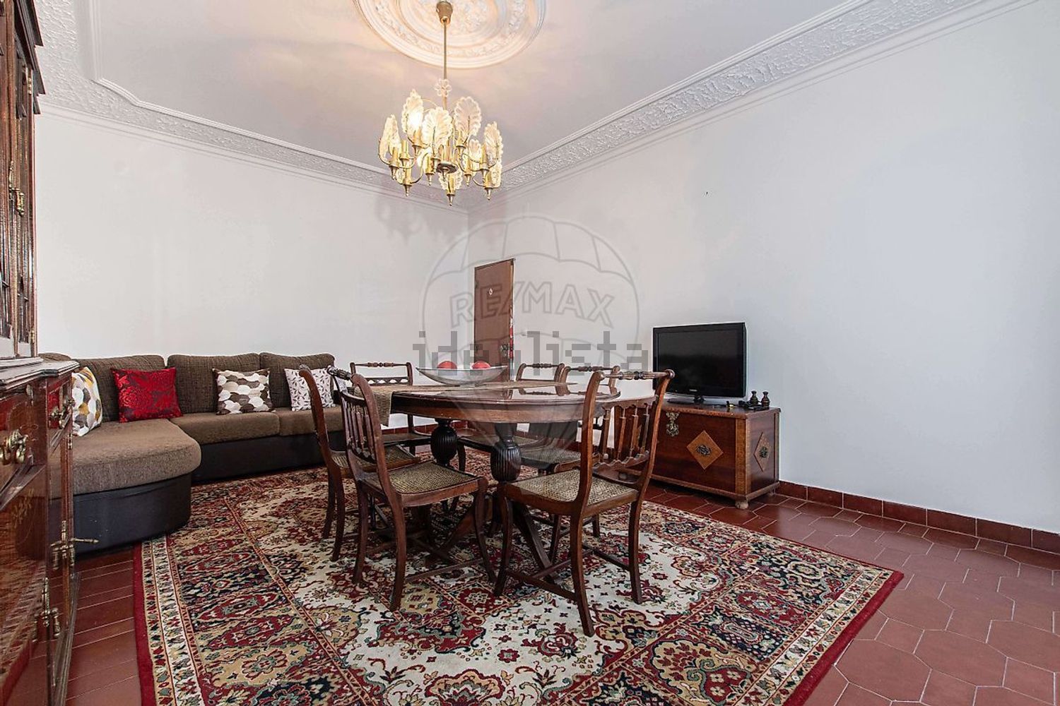 出租公寓 t3在Rua Almirante Gago Coutinho - 客厅