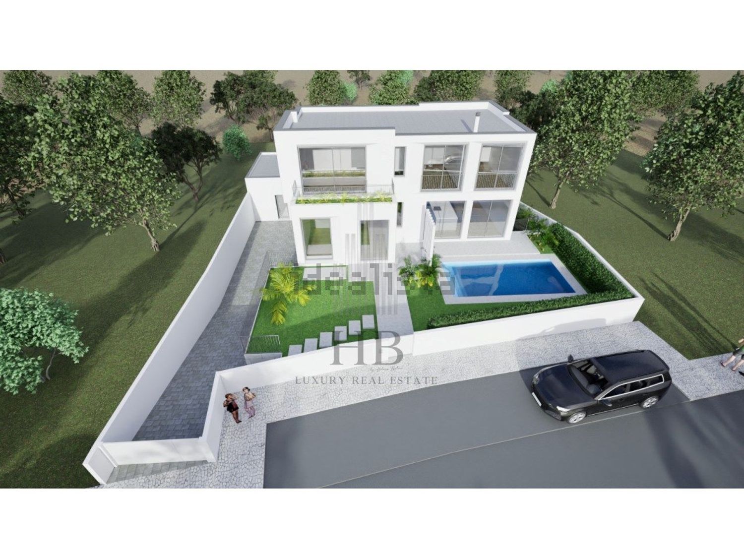 小楼房或独栋别墅出售Pobral - 平面图