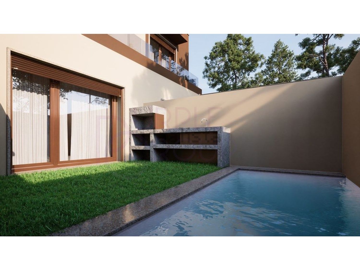 双拼别墅出售在Pinhal do General - 游泳池