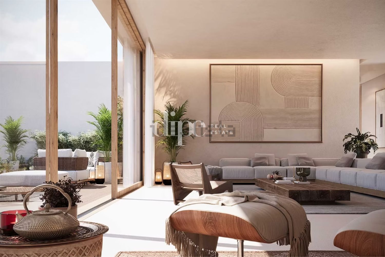 小楼房或独栋别墅出售在Melides - 客厅