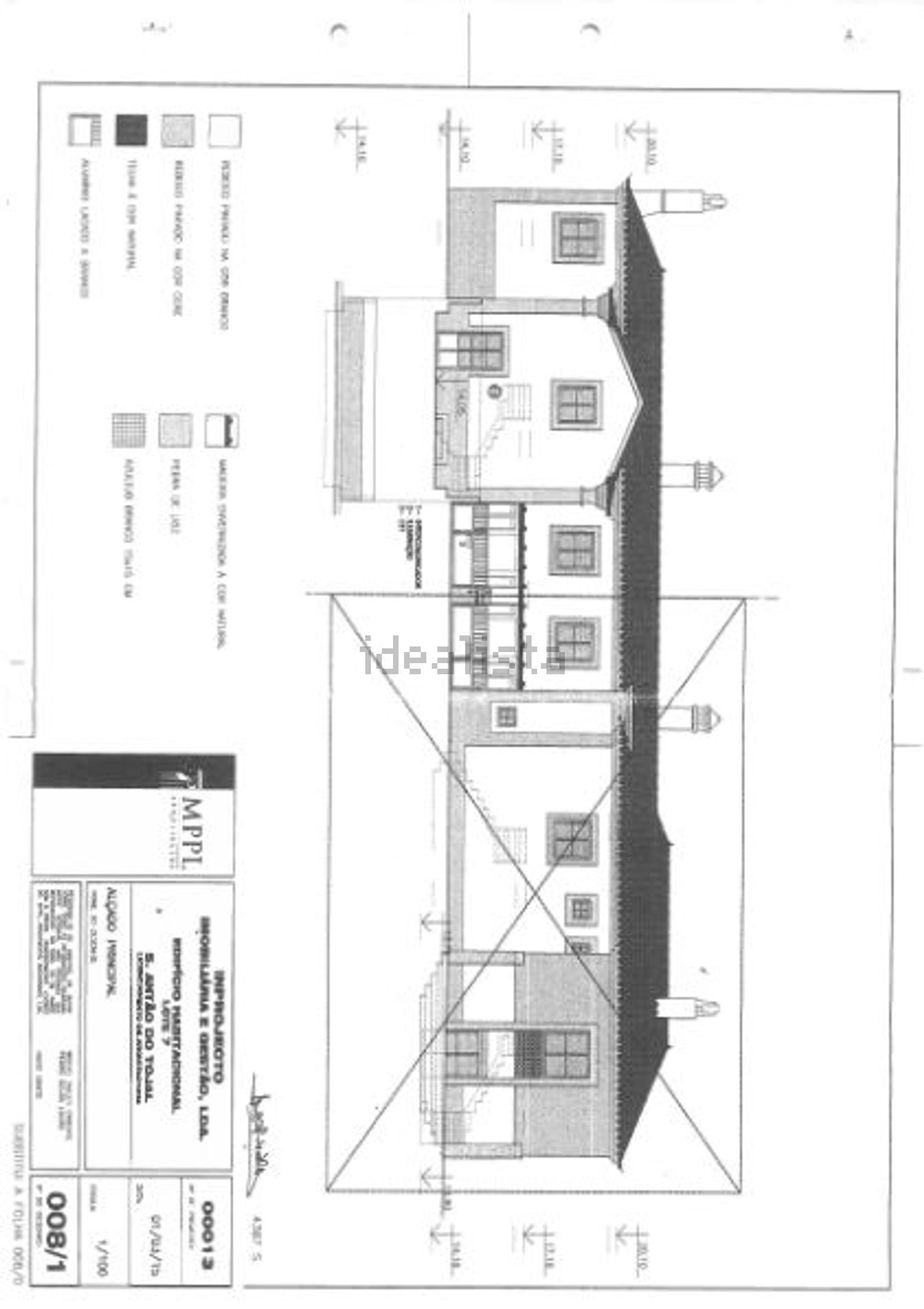 小楼房或独栋别墅出售在Praceta Santo António - 平面图