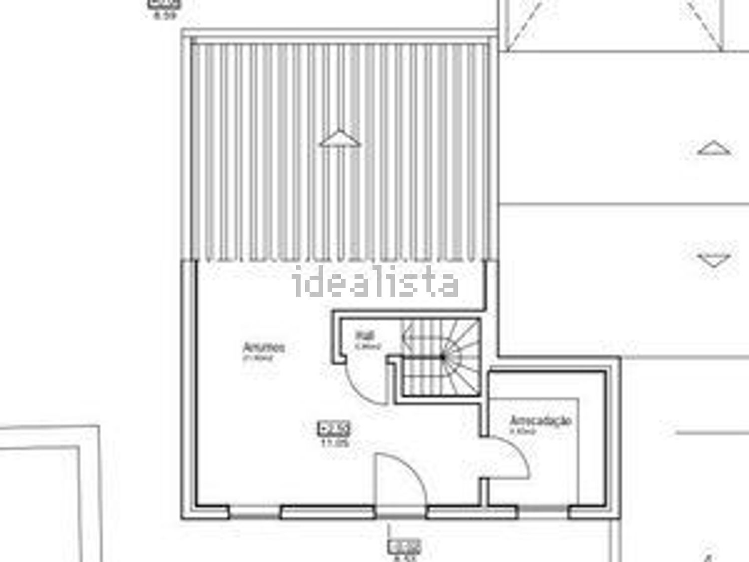 双拼别墅出售在Comporta - 平面图