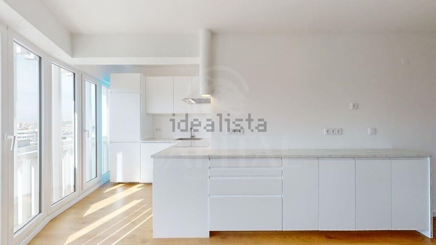 出租公寓 t1在Telheiras - 厨房