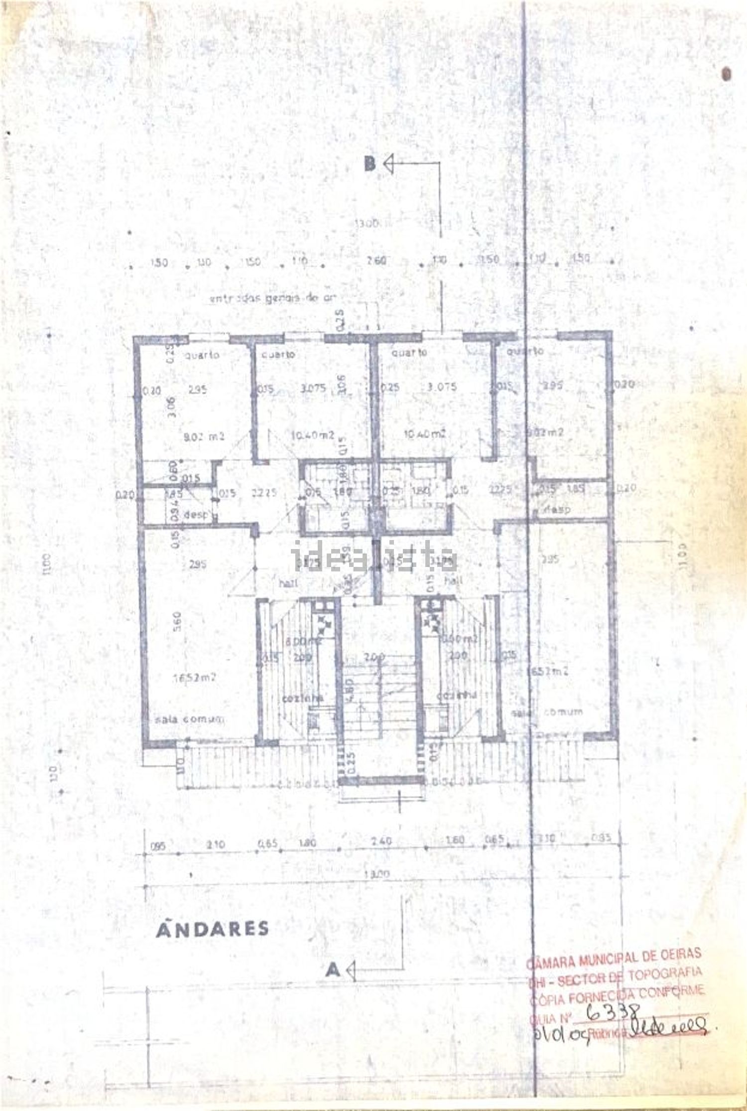 公寓 t2出售在Rua Firmino Rebelo - 平面图