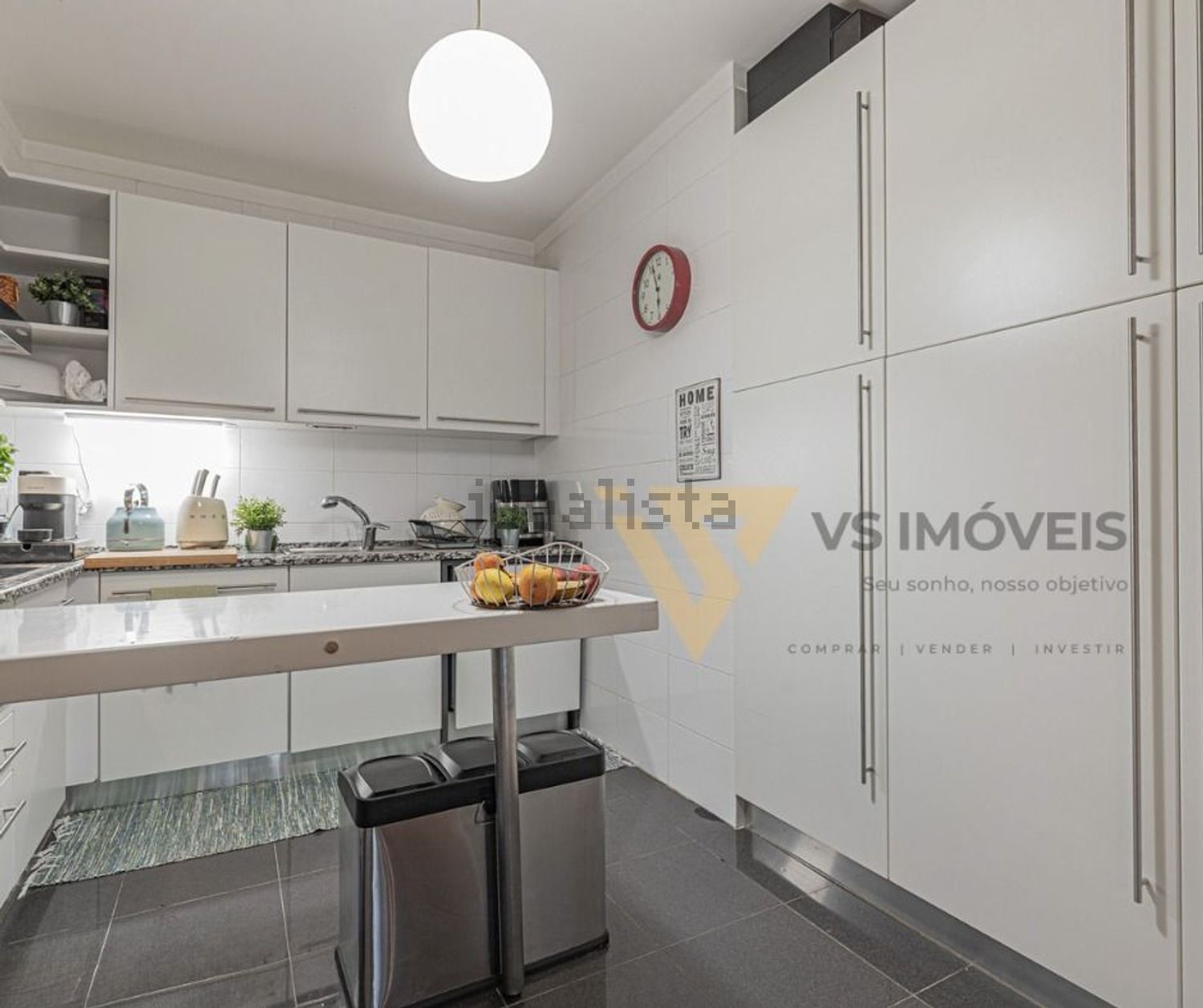 出租公寓 t2在Rua dos Faisões - 厨房