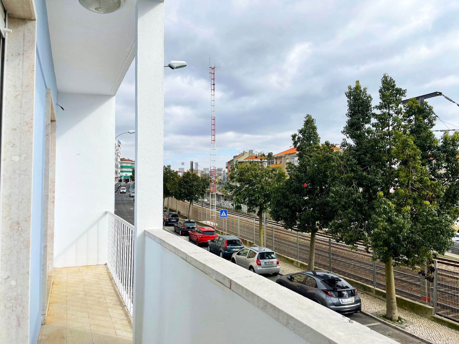 出租公寓 t2在Avenida do Ultramar, 18 - 露台