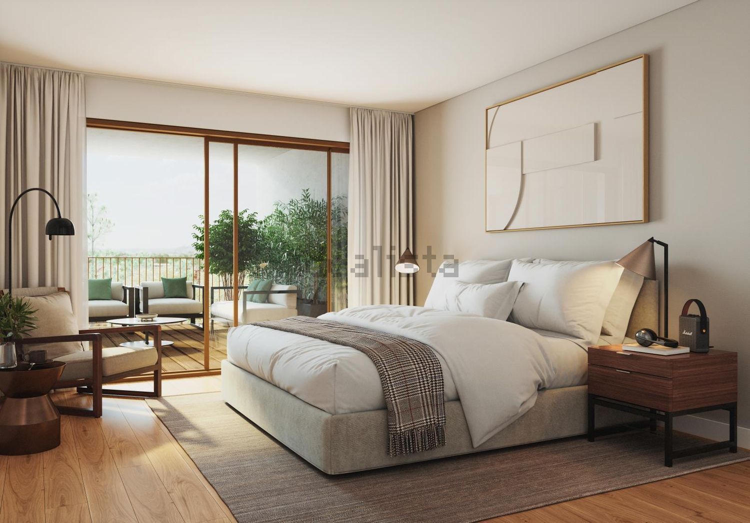 公寓 t1出售在Alto do Lumiar - Quinta das Conchas - Quinta do Lambert - 卧室