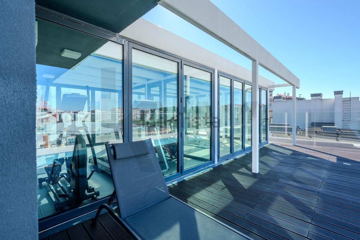 出租公寓 t1在Rua António Alçada Baptista, 10 - 阳台