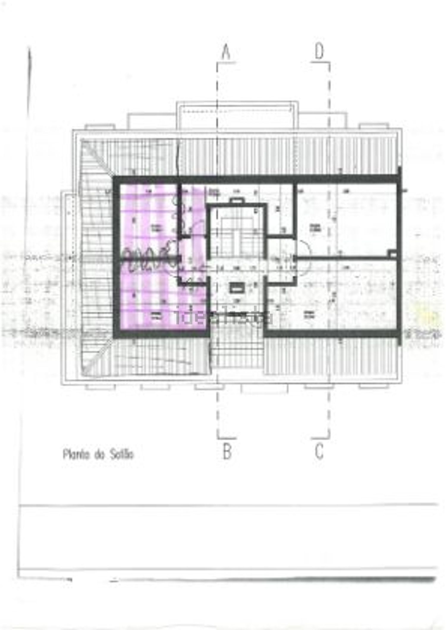 公寓 t3出售在Rua das Forças Armadas - 平面图