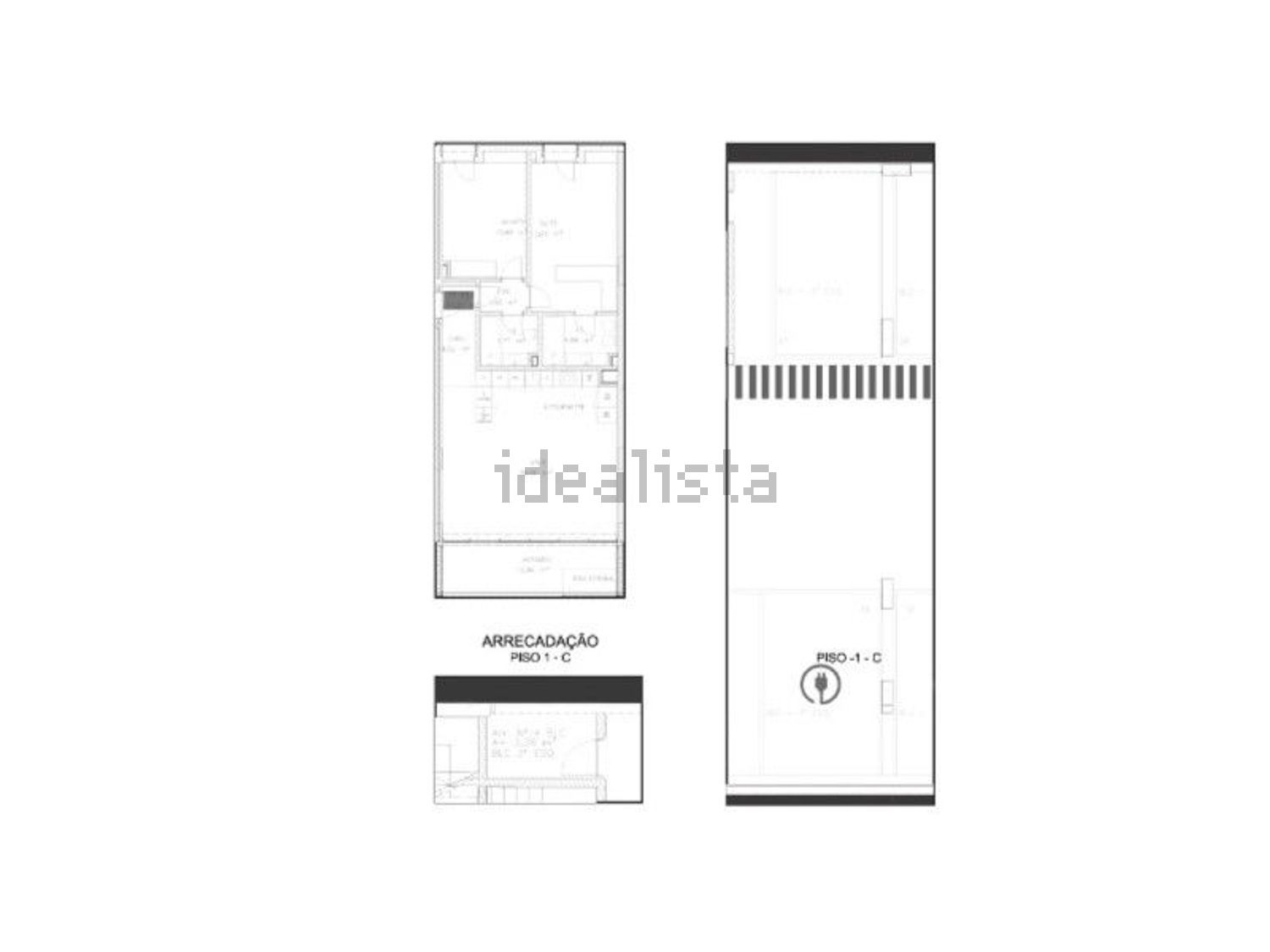 出租公寓 t2在Porto Salvo - 平面图